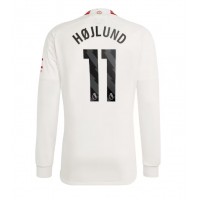Camisa de time de futebol Manchester United Rasmus Hojlund #11 Replicas 3º Equipamento 2023-24 Manga Comprida